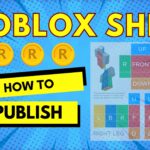 how to publish Roblox Shirt