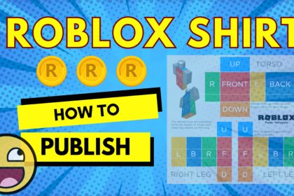 how to publish Roblox Shirt